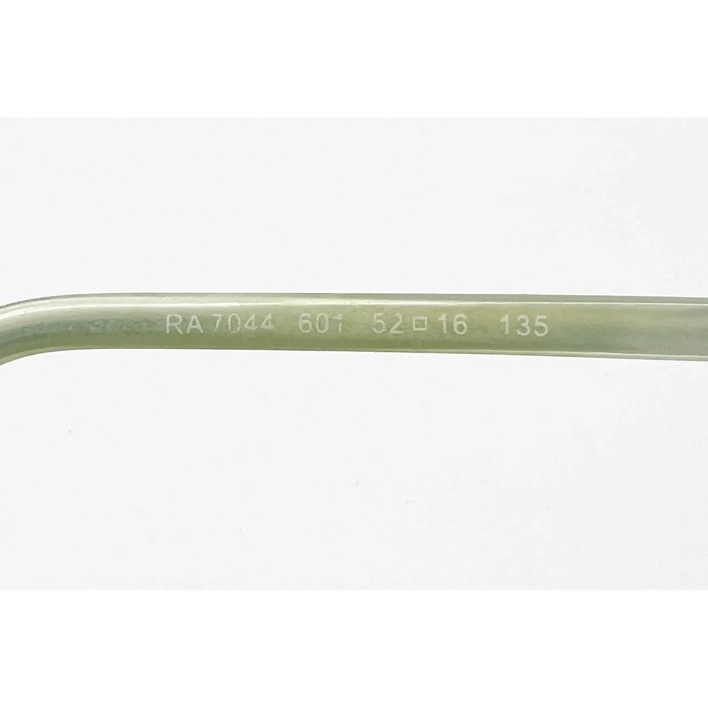 Ralph Eyeglasses Women Tortoise Green RA 7044 601 Cat Eye 52-16-135